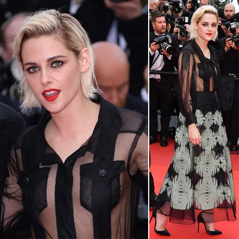 Kristen braless dan pakai outfit transparan © istimewa