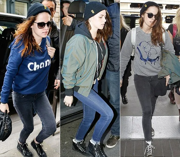 Kristen Stewart Selasa, Senin dan Minggu @ dailymail.co.uk