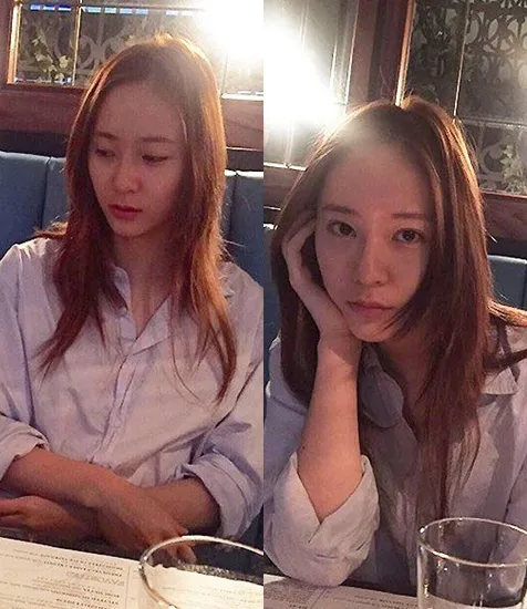 Krystal Jung yang berpose jutek tapi tetap cantik kebangetan. ©Instagram/vousmevoyes