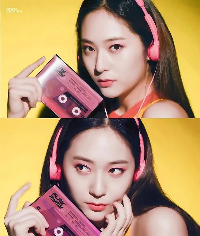 Krystal makin feminin dengan vibe warna pink! Credit: via functionlove.net
