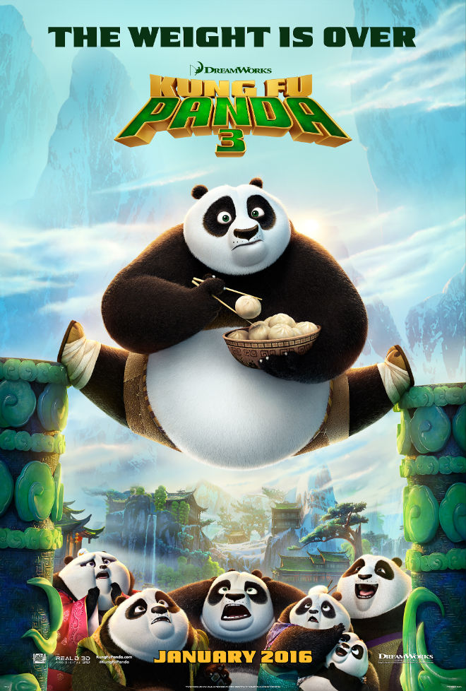 Poster perdana Kung Fu Panda 3/©DreamWorks Animation