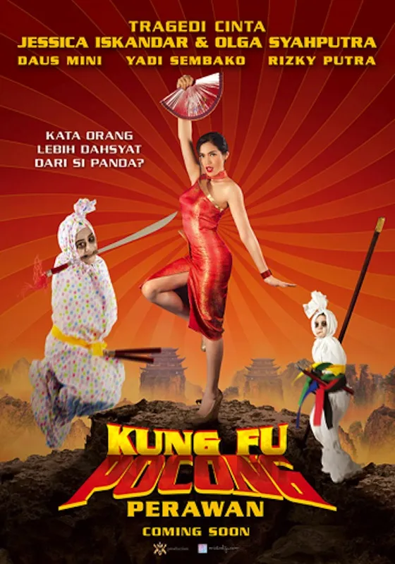 Film KUNG FU POCONG PERAWAN yang dibintangi almarhum Olga Syahputra © K2K Production