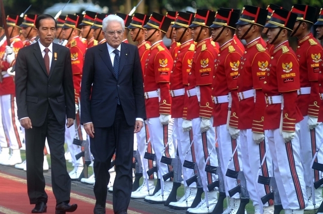 Presiden Italia Sergio Mattarella mengunjungi Indonesia pada November 2015 lalu © merdeka.com