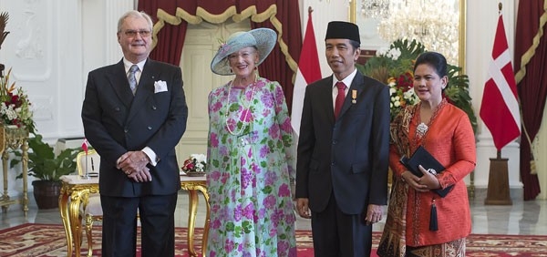 Ratu Denmark Margrethe II pertama kali melakukan kunjungi resmi ditemani Pangeran Consort ke Indonesia pada Oktober 2015 lalu © antaranews
