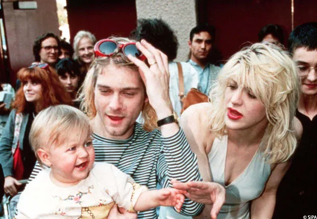 Kurt Cobain dan Courtney Love ketika masih bersama