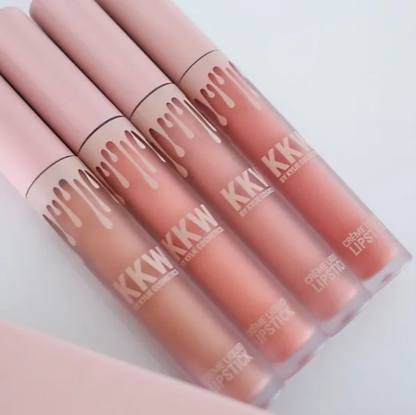 Varian warna nude cantik untuk koleksi lip cream Kylie Jenner kolaborasi dengan Kim Kardashian. /©instagram.com/kyliejenner