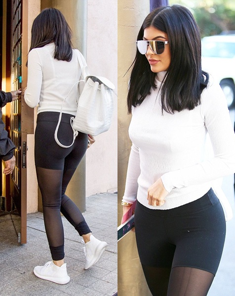 Contek Kylie Kendall Jenner Ketahuan Pakai Legging 