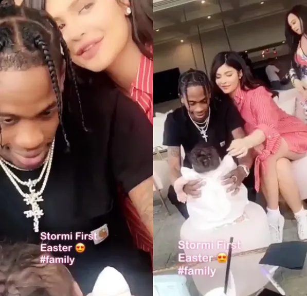 Kylie dan Travis jadi semakin dekat sejak ada Stormi © Kylie's Snapchat