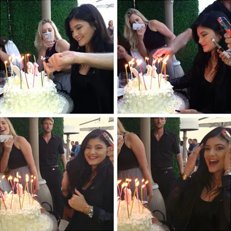 Pesta ulang tahun Kylie Jenner @ Instagram/Khloe Kardashian