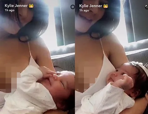 Kylie tunjukkan sisi keibuan dalam dirinya @ Kylie's Snapchat