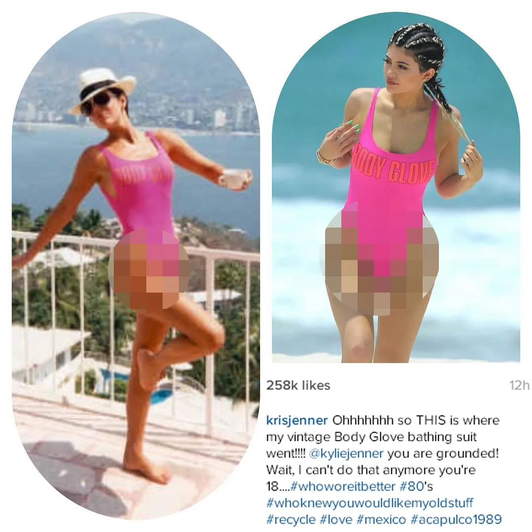 Kris dan Kylie, siapa yang lebih pantas? © instagram.com/krisjenner