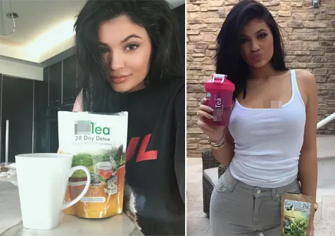 Kylie penggila detox tea © istimewa