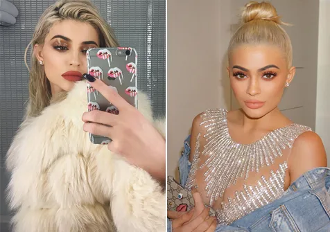 Kylie selalu asyik bermain dengan makeup-nya © istimewa