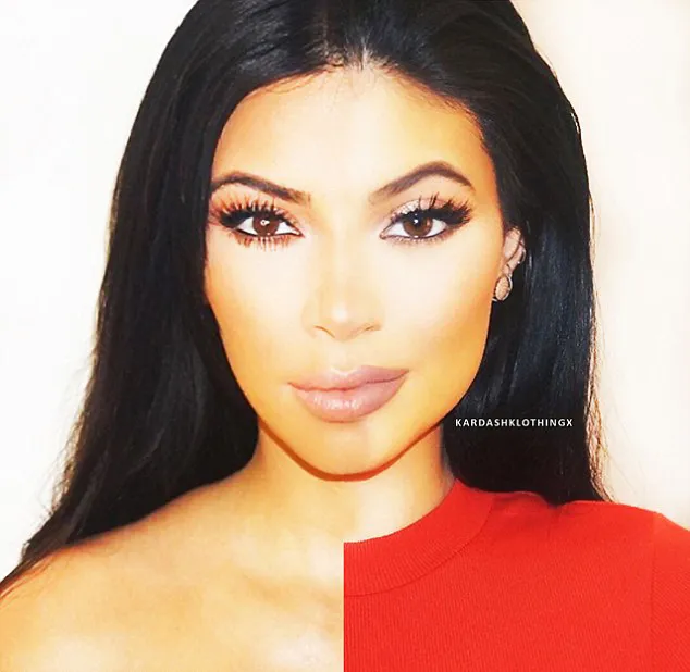 Kim (kiri) dan Kylie (kanan), bisa menemukan perbedaannya? @ kardashianklothing.tumblr.com