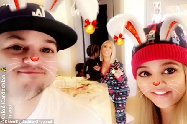 Rob terlihat sehat dan baik-baik saja © Khloe's Snapchat