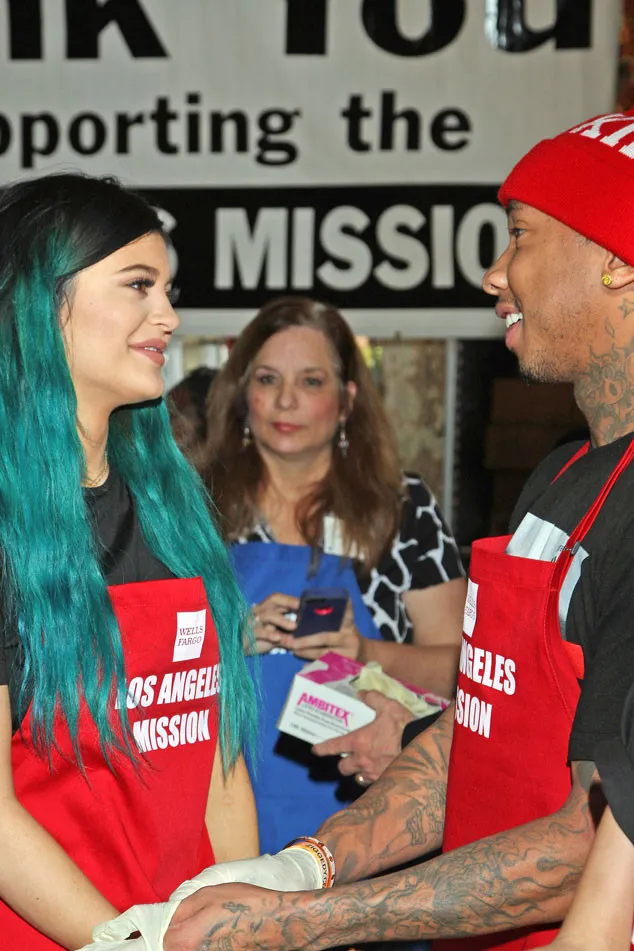 Kylie dan Tyga makin intim dan kompak @ eonline.com