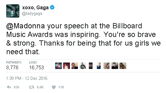 © twitter.com/ladygaga