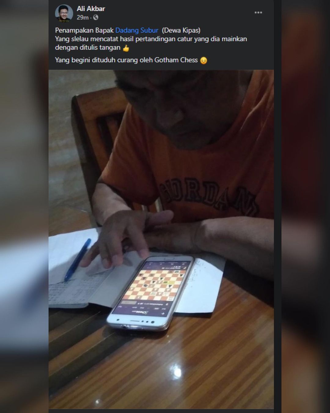 Dewa Kipas' Viral, Indonesian Online Chess Player Accused of