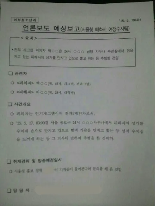 Laporan kasus Baek Jae Hyun yang bikin netizen gempar. ©allkpop.com