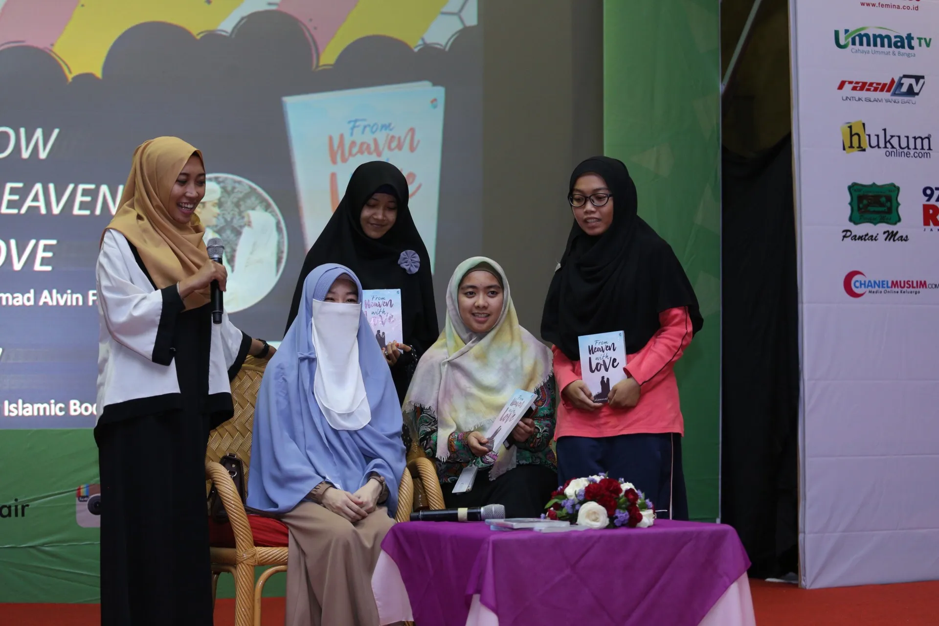 Larissa sempat minta maaf karena pakai cadar © KapanLagi.com®/Abbas Adi Nugroho