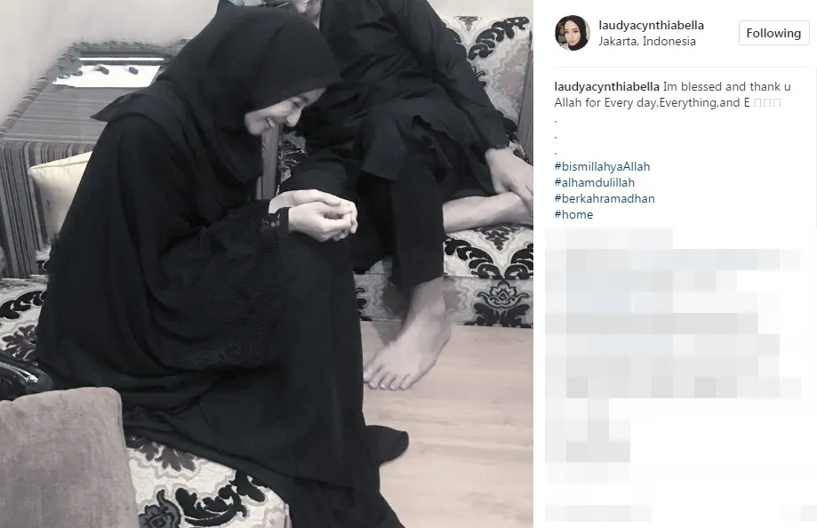 Bella dekat dengan E? ©instagram/laudyacynthiabella