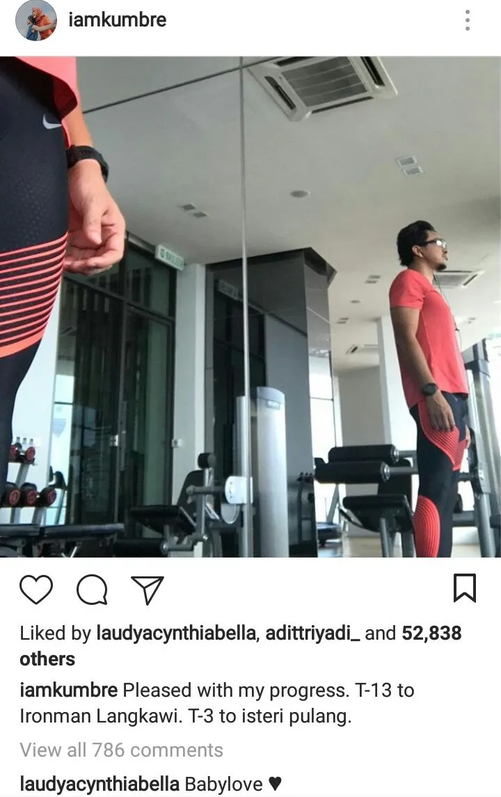 Emran nampaknya sudah kangen Bella ©instagram/iamkumbre