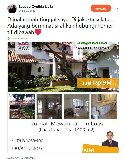 Detail Rumah Mewah Bella