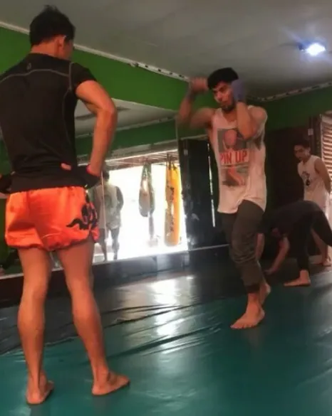 Lavanya sekarang sibuk latihan muaythai ©instagram/lavanya_bhardwaj