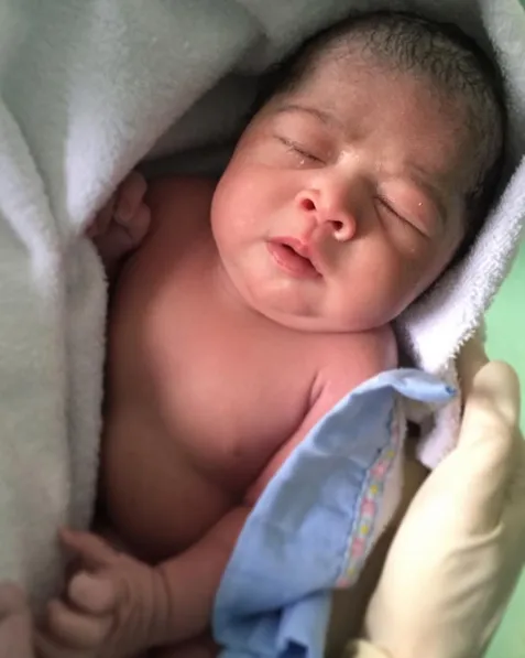 Bayi ini benar-benar mirip dengan Lavanya ©instagram/ddfrescilia