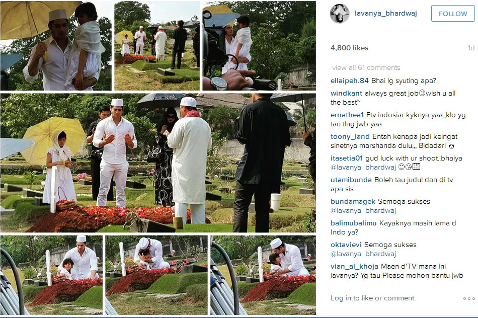 Ini dia potret adegan FTV Lavanya Bhardwaj yang terbaru @instagram.com/lavanya_bhardwaj