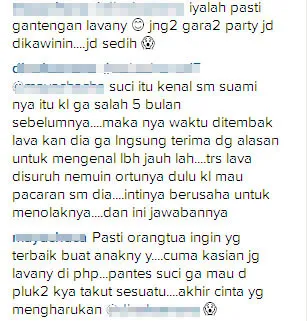 Ini penjelasan netizen yang mengaku sebagai tetangga Suci tentang perkenalan Suci dan sang suami © Instagram.com/lavanya_bhardwaj