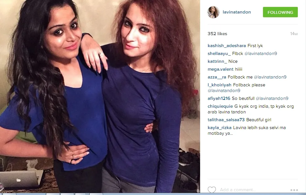 Duo rocker, siapa yang lebih cantik? @instagram/lavinatandon