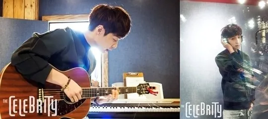 Lay menjalani pemotretan dengan The Celebrity. ©soompi.com