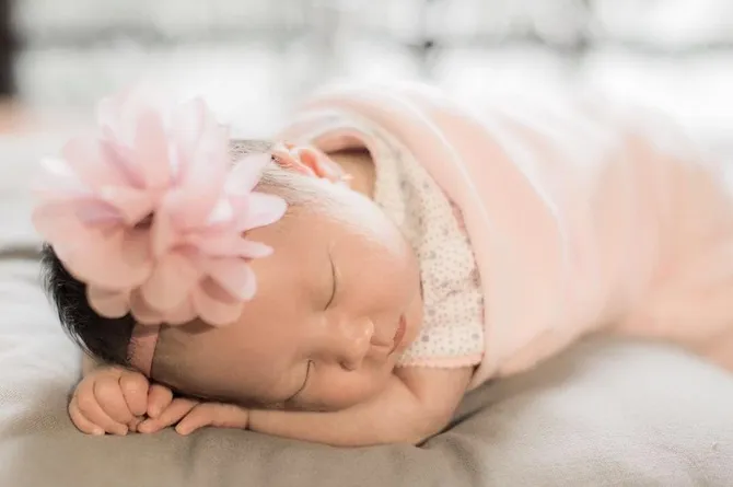 Baby Kimora, anak Lee Jeong Hoon (credit : Wedding & Indo)