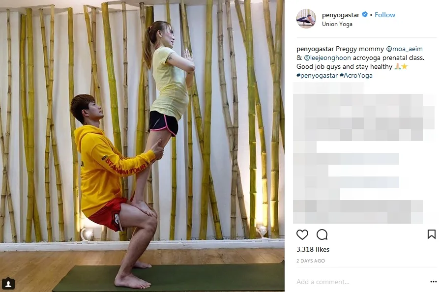 Moa sudah hamil cukup besar @instagram/penyogastar