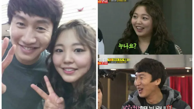 Foto Lee Kwang Soo bersama Jung Da Jung @soompi.com