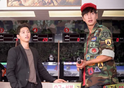 Gara-gara tinggi badan, Song Joong Ki bilang nggak bisa selfie dengan Kwang Soo © KBS2