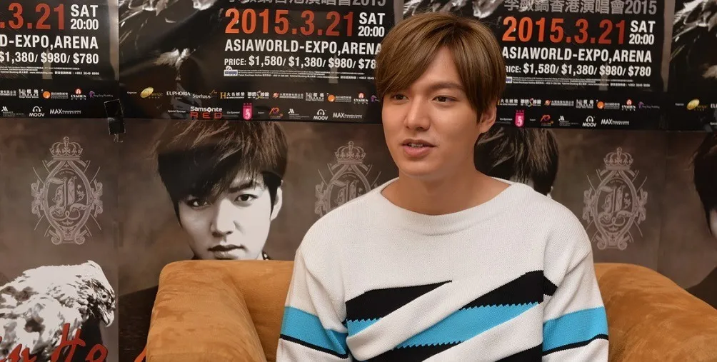 Lee Min Ho saat melakukan wawancara dengan New Monday. @koreaboo.com
