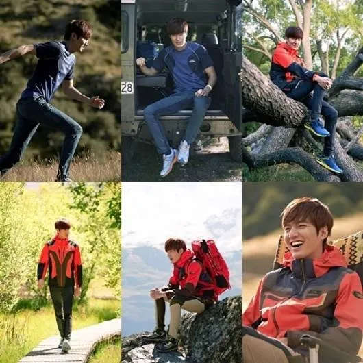 Lee Min Ho saat syuting CF di New Zealand @allkpop.com