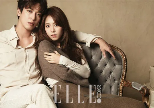 Yong Hwa dan Yeon Hee main bareng di The Package © ELLE Korea
