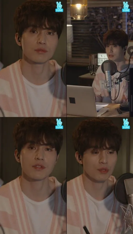 Lee Dong Wook saat jadi penyiar di On The Air © soompi.com