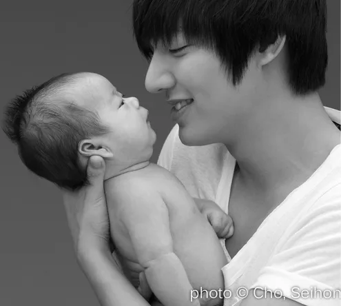 Lee Min Hp & Baby
