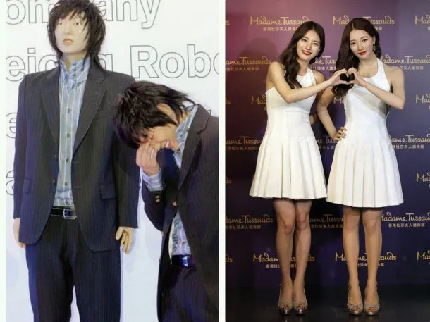 Patung Lee Jun Ki Vs Suzy Miss A. ©allkpop.com