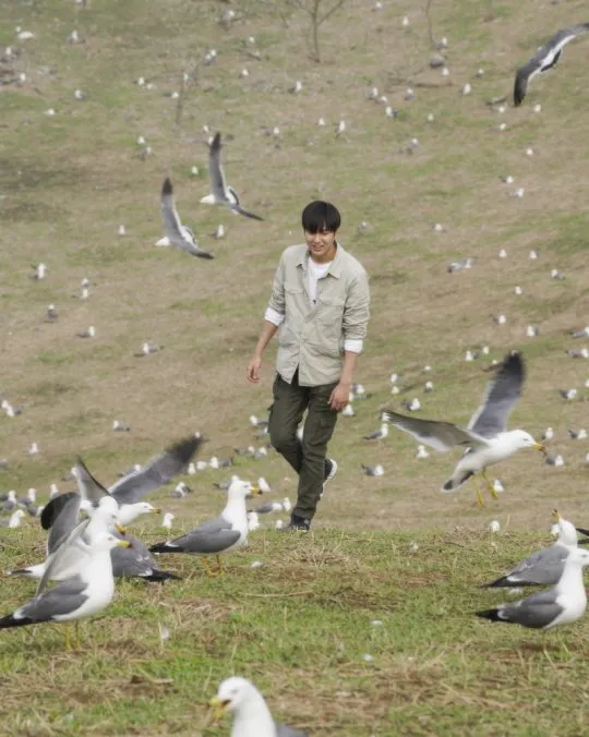 Lee Min Ho syuting dokumenter di daerah perbatasan Korea Selatan - Korea Utara. ©dramafever.com