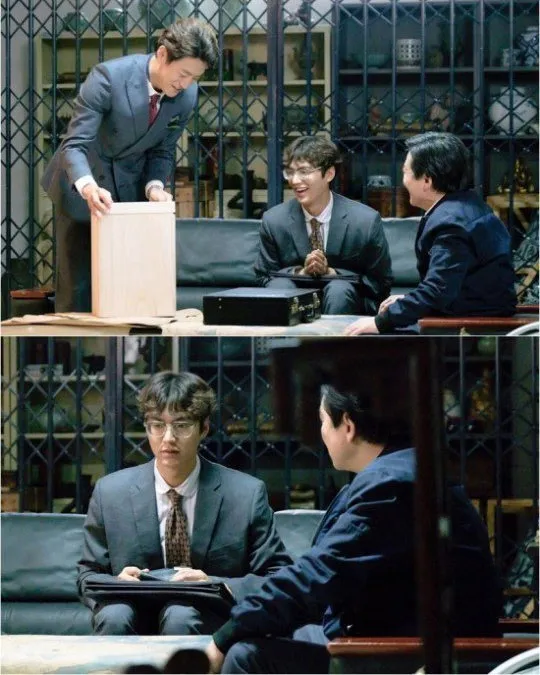 Ekspresi linglung Lee Min Ho yang justru terlihat cute. ©SBS