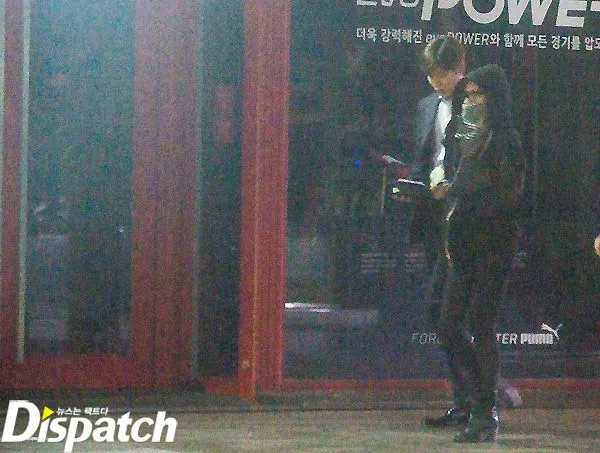 Lee Min Ho dan Suzy Miss A saat pertama kali kencan. ©dispatch.co.kr