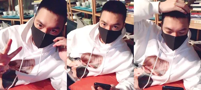 Selfie Lee Min Ho dengan rambut barunya © instagram.com/actorleeminho