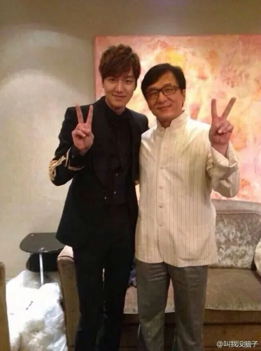 Lee Min Ho Foto Bareng Jakie Chan @soompi.com