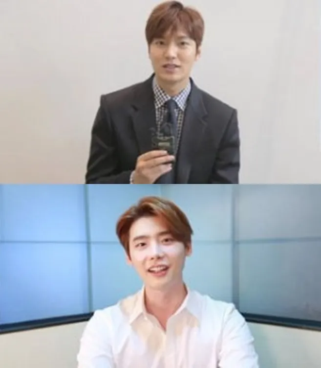 Lee Min Ho dan Lee Jong Suk terpilih sebagai ikon hallyu 2015. © hancinema.net