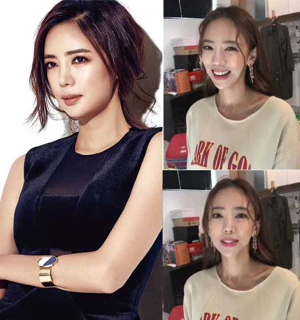 Hasil diet ekstrem Lee Tae Im (kanan). ©istimewa
